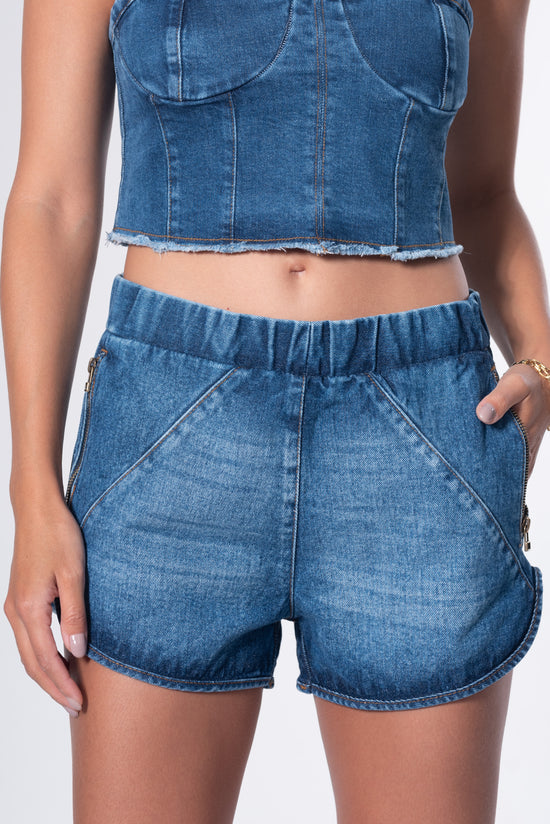 Short jeans retrô